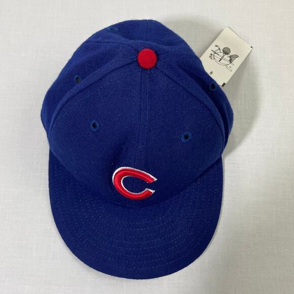 Chicago Cubs New Era Diamond Collection Wool Baseball Hat size 7 - Picture 5 of 6